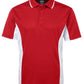 JB's Wear-JB's Podium Contrast Polo Adult(1st 12 colours)-Red/White / S-Uniform Wholesalers - 5