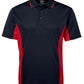 JB's Wear-JB's Podium Contrast Polo Adult(1st 12 colours)-Navy/Red / S-Uniform Wholesalers - 10