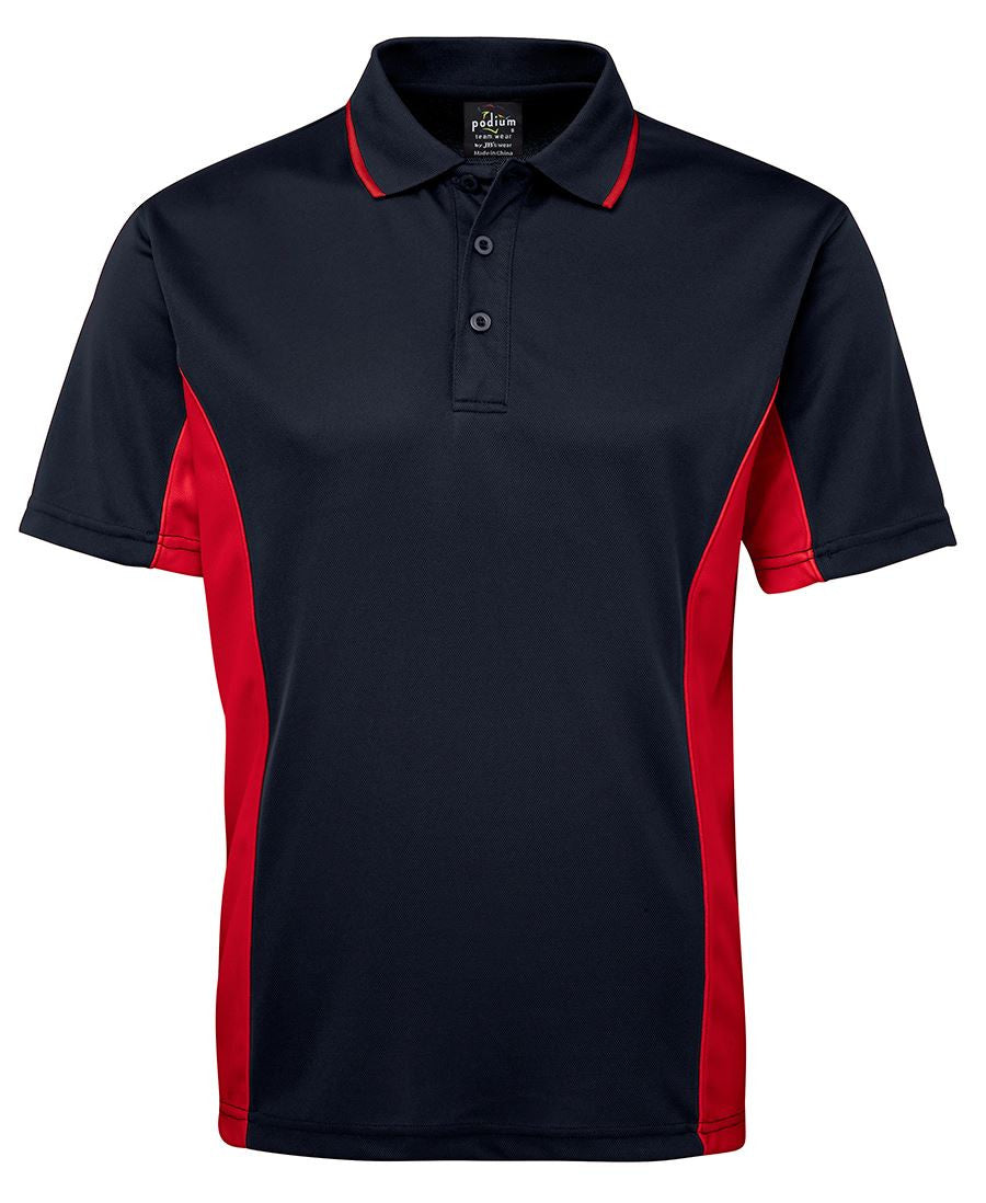 JB's Wear-JB's Podium Contrast Polo Adult(1st 12 colours)-Navy/Red / S-Uniform Wholesalers - 10