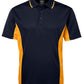 JB's Wear-JB's Podium Contrast Polo Adult(1st 12 colours)-Navy/Gold / S-Uniform Wholesalers - 12