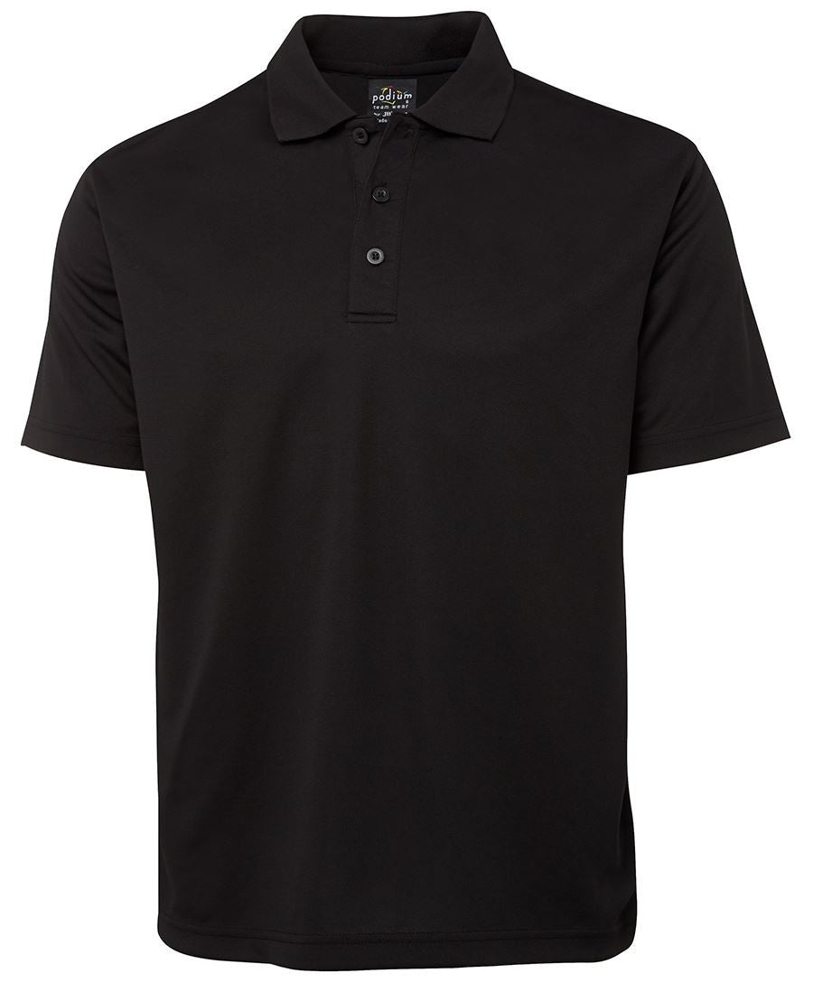 JB's Wear-JB's Adults Short Sleeve Poly Polo-Black / S-Uniform Wholesalers - 2