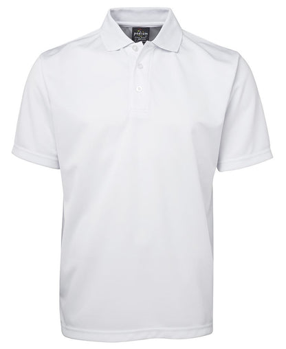 JB's Wear-JB's Adults Short Sleeve Poly Polo-White / S-Uniform Wholesalers - 8