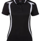 JB's Wear-JB's Podium Ladies Swirl Polo-Black/White / 8-Uniform Wholesalers - 4