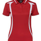 JB's Wear-JB's Podium Ladies Swirl Polo-Red/White / 8-Uniform Wholesalers - 7