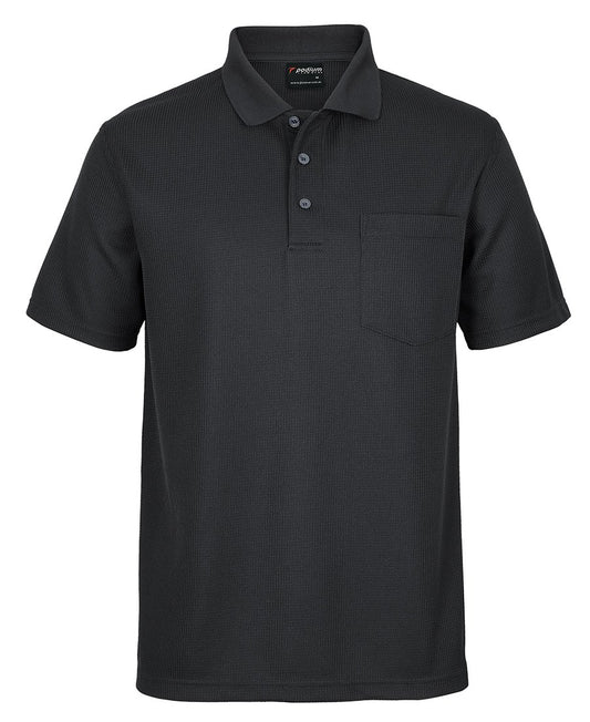 JBs Wear Adults Podium Waffle Pocket Polo (7WPP)