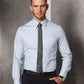 Winning Spirit Men's Herringbone Pin Stripe Long Sleeve Shirt (BS17)