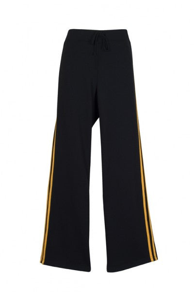 Ramo-Ramo Ladies Striped Track Pants-Black/Gold / 8-Uniform Wholesalers - 2