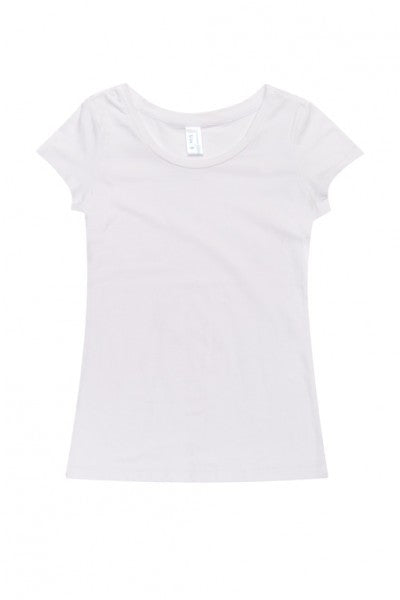 Ramo-Ramo Ladies Cotton/Spandex T-shirt-White / 8-Uniform Wholesalers - 4