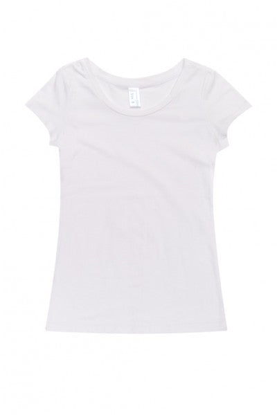 Ramo-Ramo Ladies Cotton/Spandex T-shirt-White / 8-Uniform Wholesalers - 4