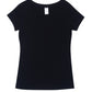 Ramo-Ramo Ladies Cotton/Spandex T-shirt-Black / 8-Uniform Wholesalers - 3