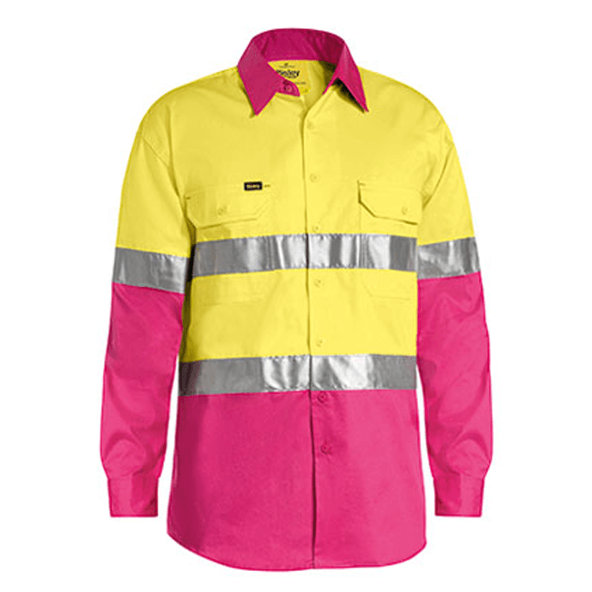 Bisley 3M Taped Cool Hi Vis Light Weight Shirt (BS6696T)