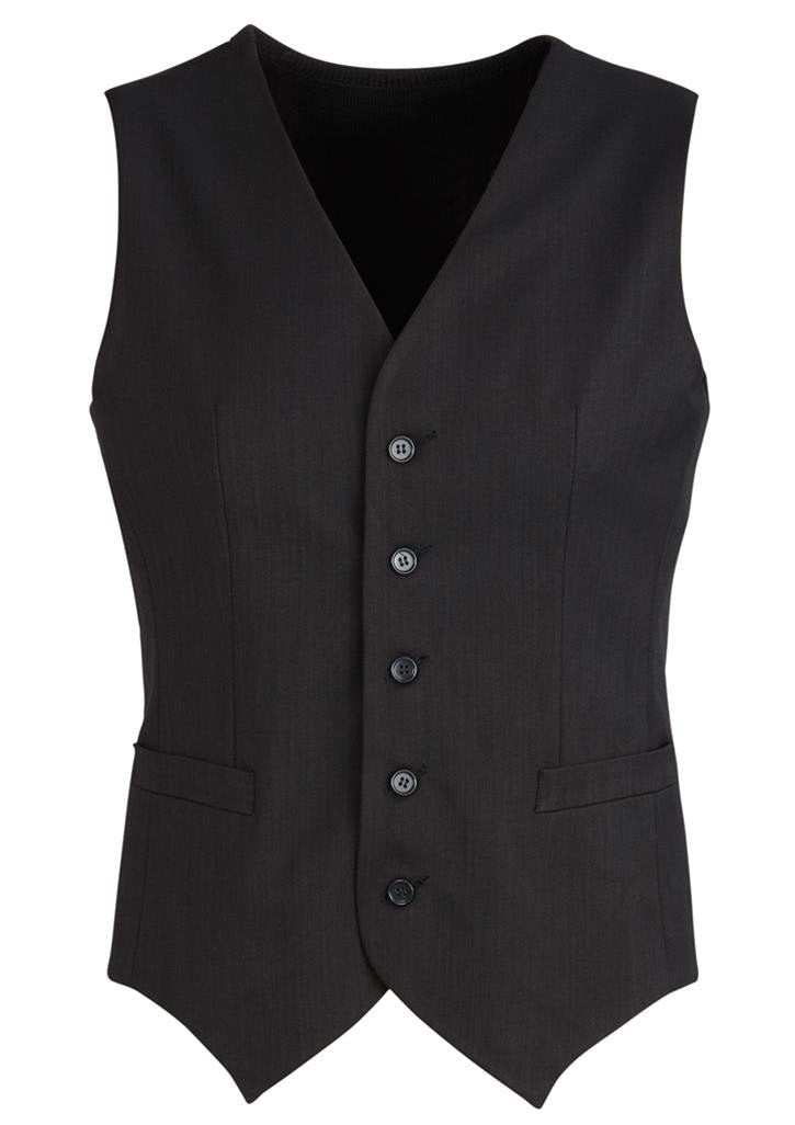 Biz Corporates Mens Cool Stretch Peaked Vest with Knitted Back (90111)