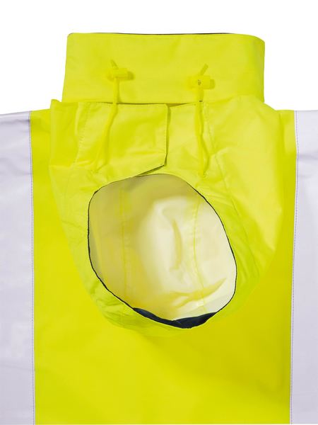 Bisley Two Tone Taped Hi Vis Rain Shell Jacket (BJ6966T)