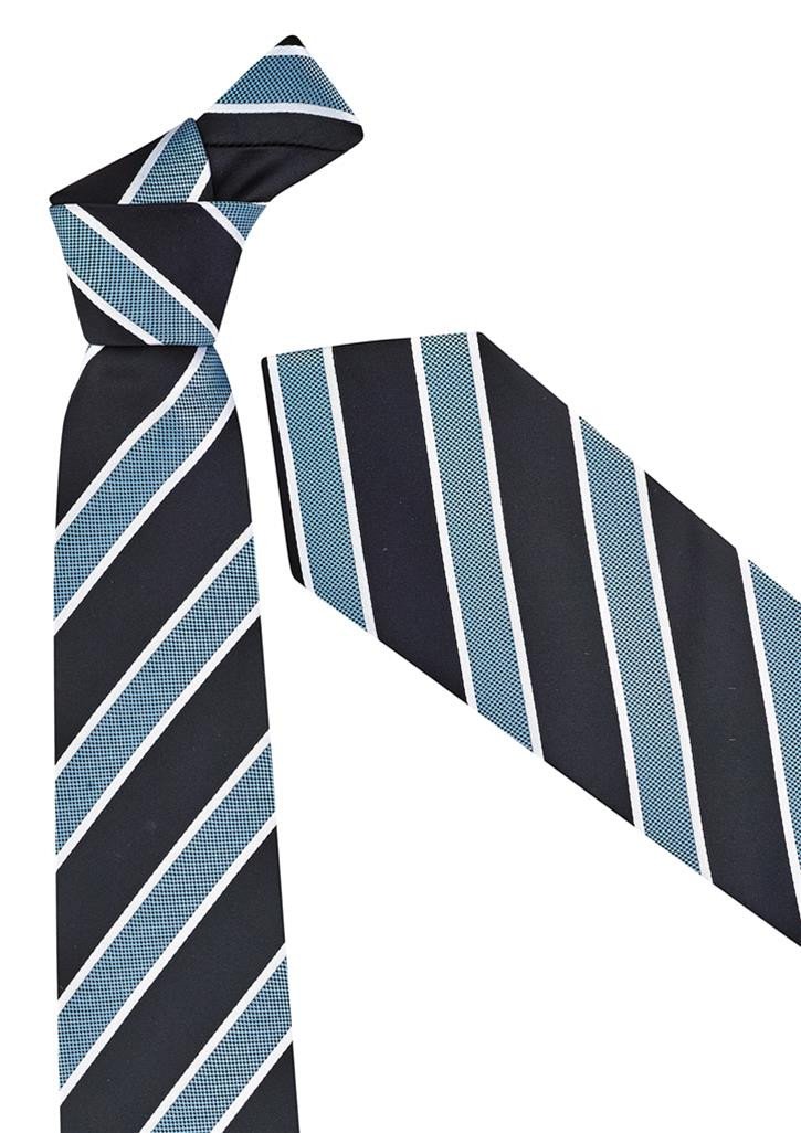Biz Corporates Mens Wide Contrast Stripe Tie (99103)
