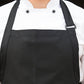 Chef Works Large Adjustable Bib Apron No Pockets-(A111)