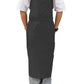 Chef Works Large Adjustable Bib Apron No Pockets-(A111)