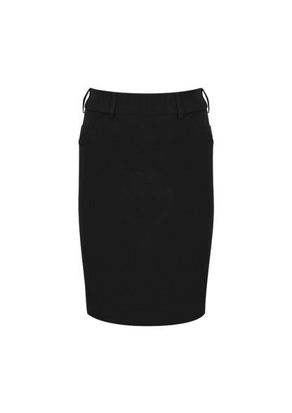 Biz corporate Advatex Ladies Adjustable Waist Skirt (A21510) Clearance