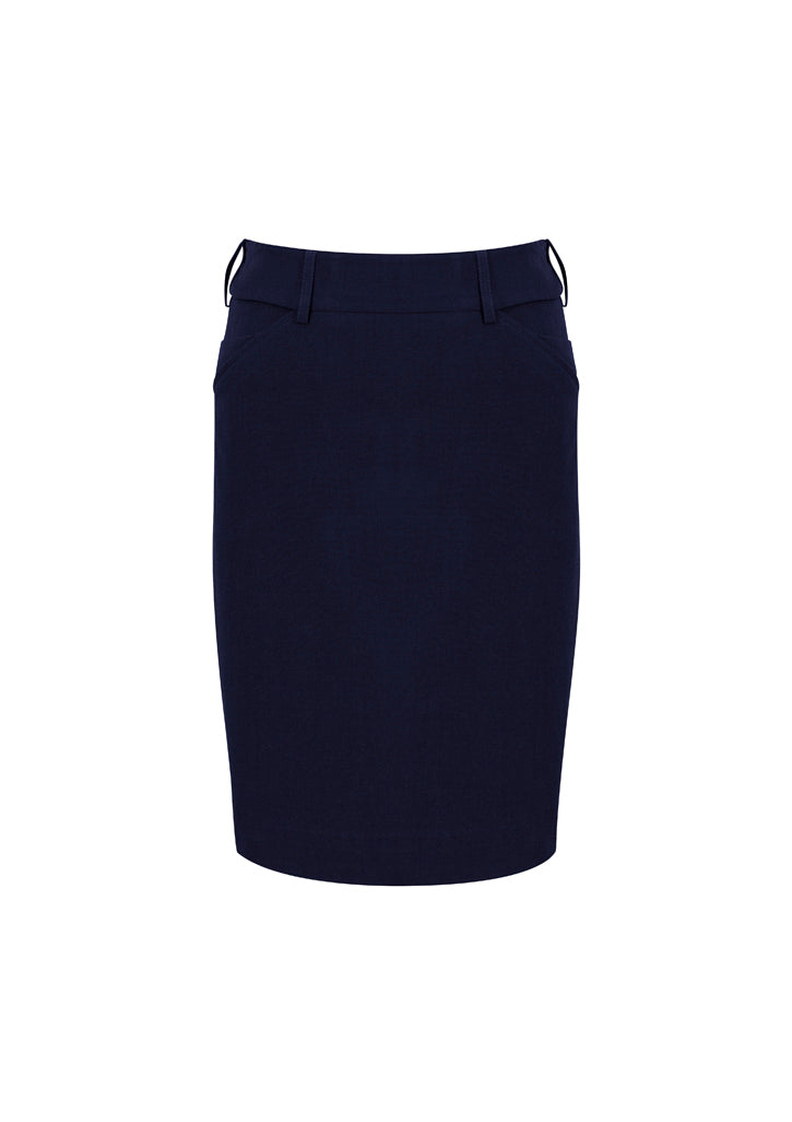 Biz corporate Advatex Ladies Adjustable Waist Skirt (A21510) Clearance