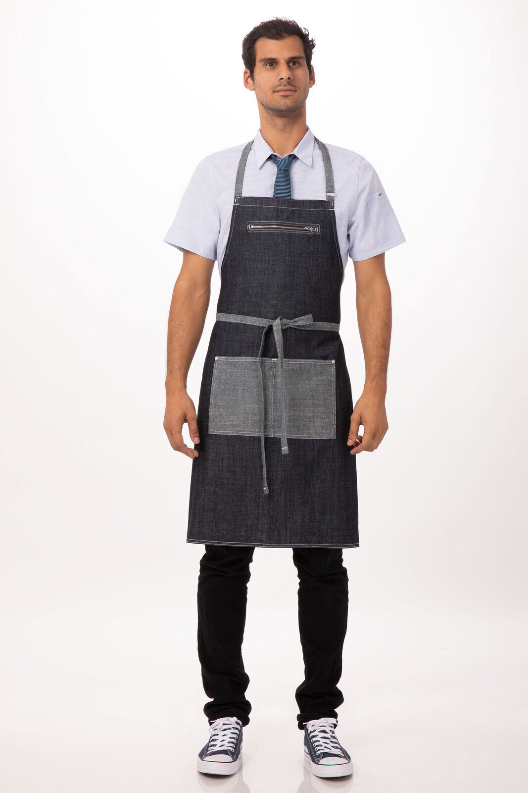 Chef Works Manhattan Bib Apron -  (AB034)