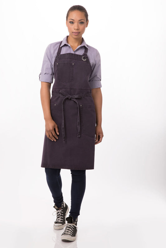 Chef Works Dorset Bib Apron-(ABAQ054)