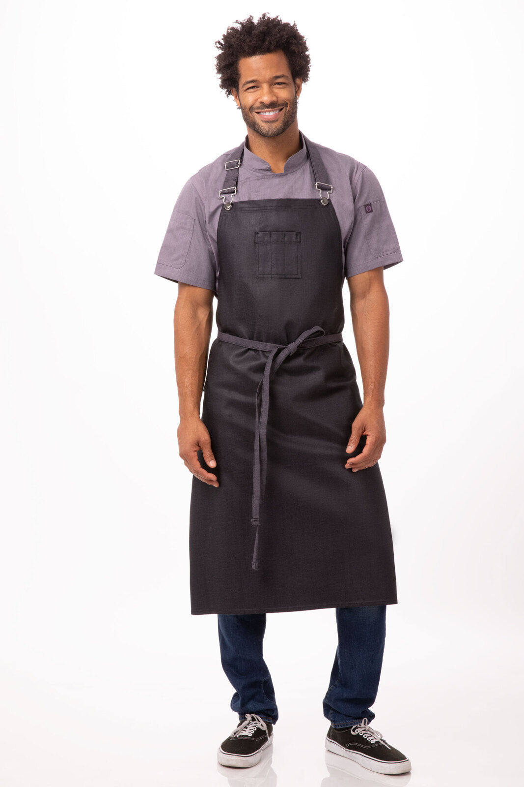 Chef Works  Boulder Chef's Bib Apron-(ABCWT001)