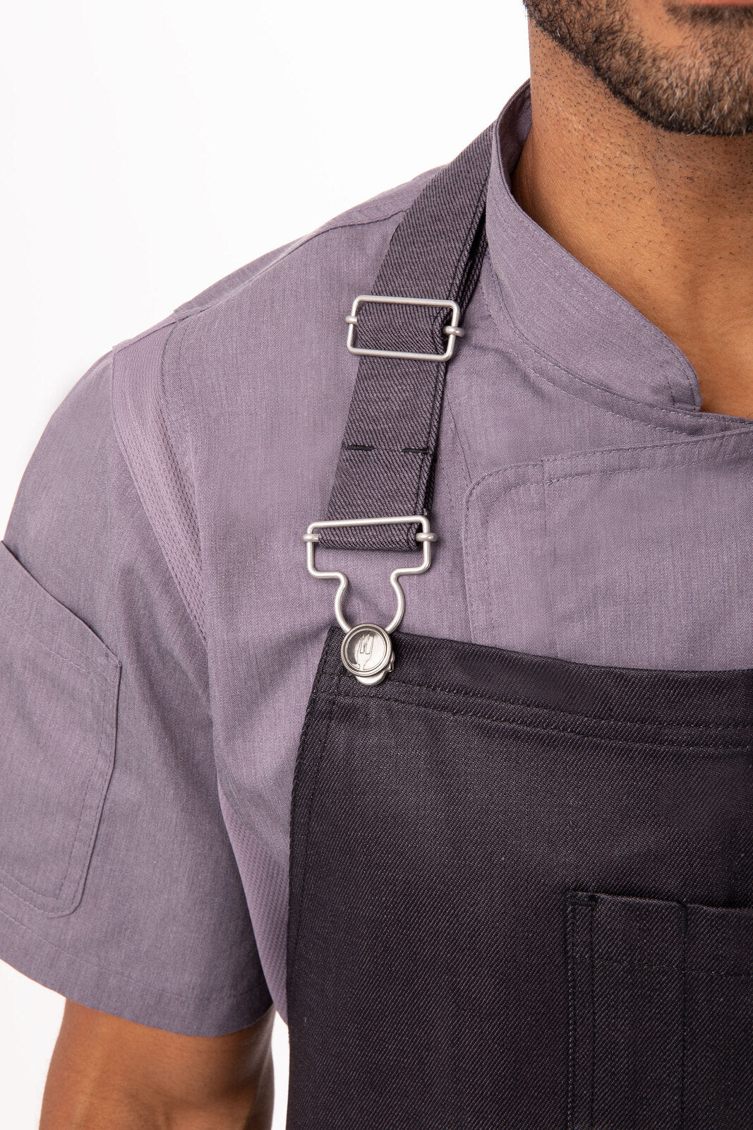 Chef Works  Boulder Chef's Bib Apron-(ABCWT001)