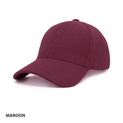Grace Collection PQ Mesh Plain Sandwich Design Cap-(AH150/HE150)