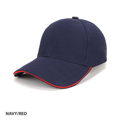 Grace Collection PQ Mesh Plain Sandwich Design Cap-(AH150/HE150)