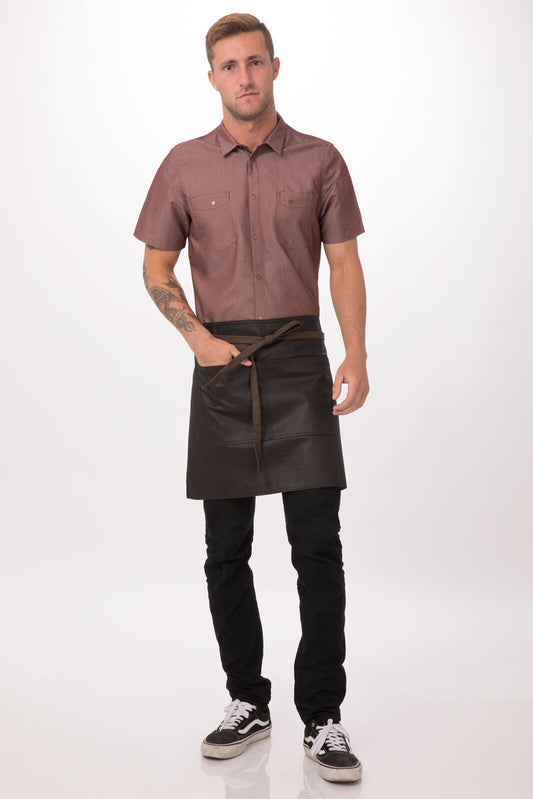 Chef Works Boulder Half Bistro Apron (AHWWT001)