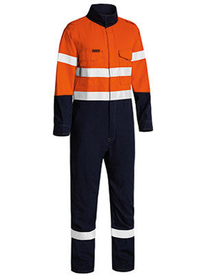 Bisley Tencate Tecasafe® Plus Taped 2 Tone Hi Vis Fr Lightweight Engineered Coverall (BC8186T)