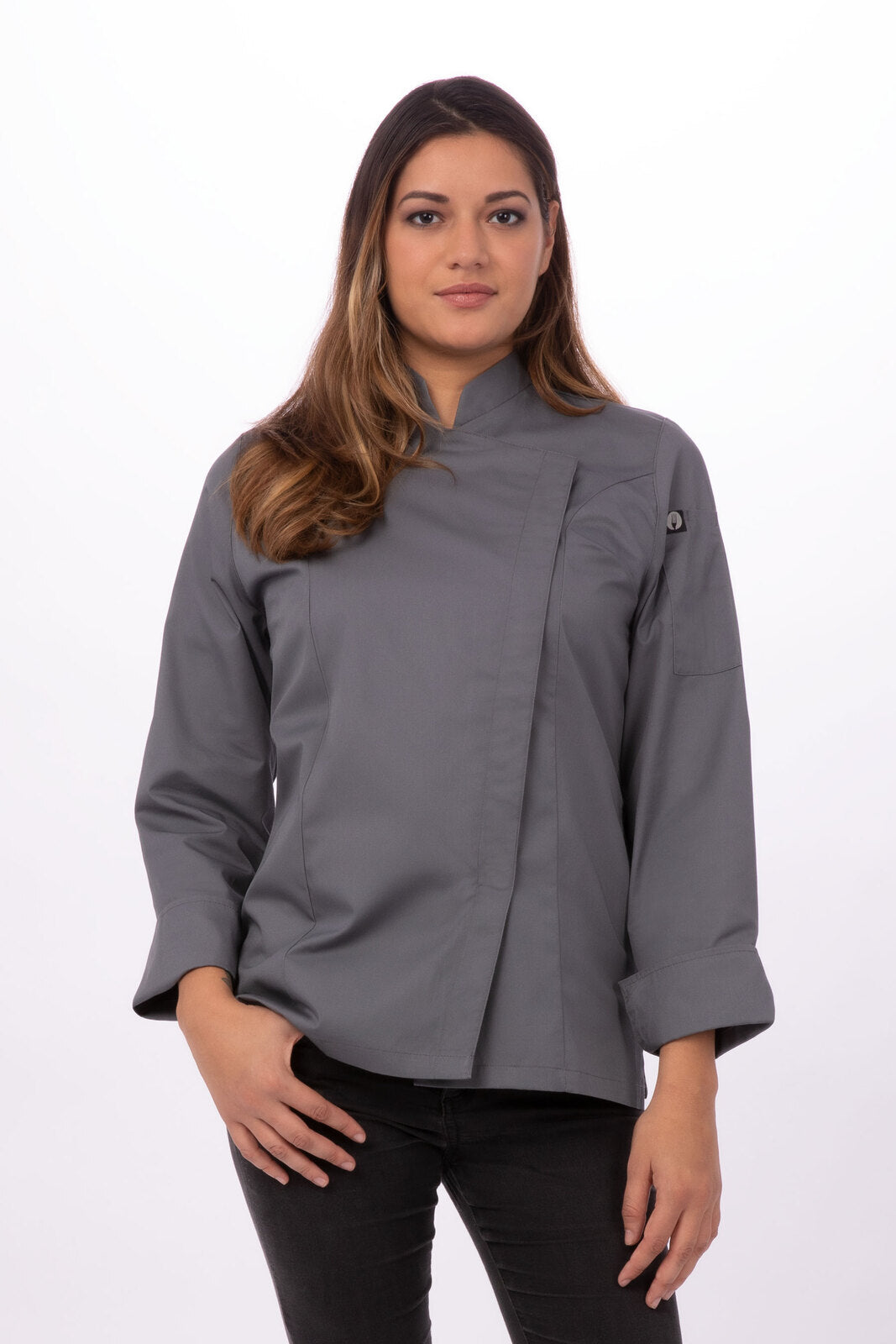 Chef Works Lansing Press Stud Server Jacket-(BCWMC007)