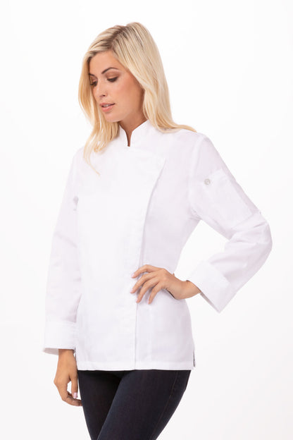 Chef Works Lansing Press Stud Server Jacket-(BCWMC007)