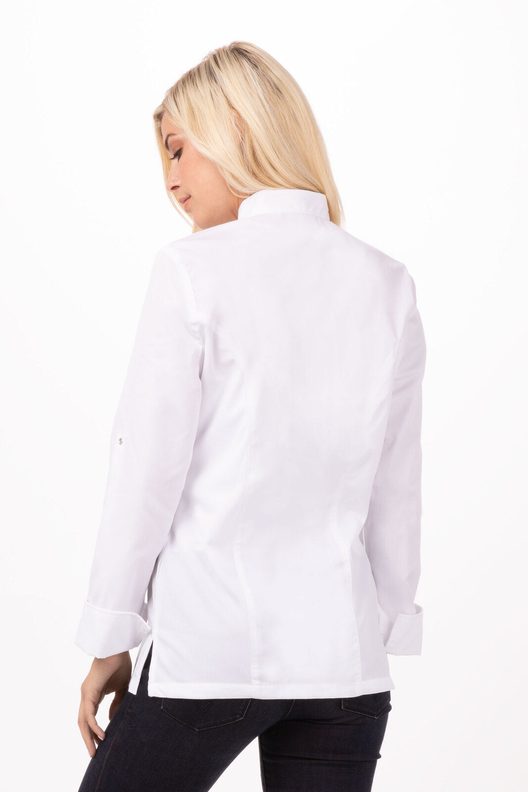 Chef Works Lansing Press Stud Server Jacket-(BCWMC007)