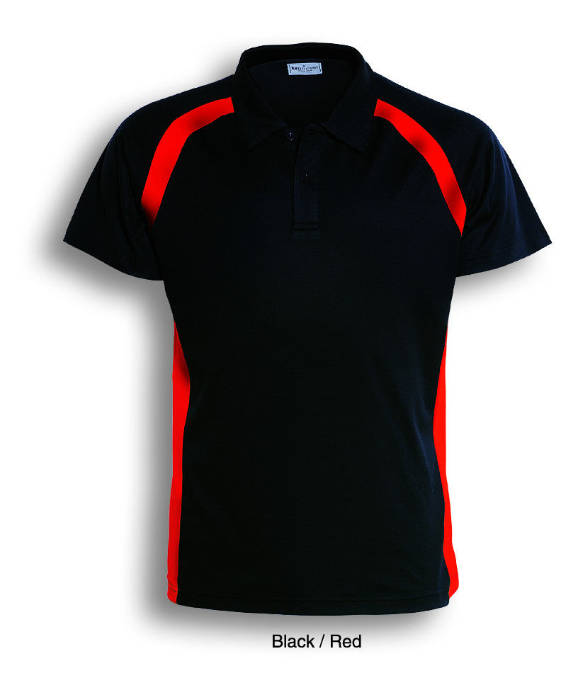 Bocini Ladies Team Essentials Short Sleeve Contrast Panel Polo -(CP0929)
