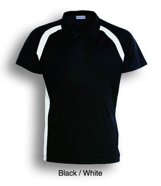 Bocini Ladies Team Essentials Short Sleeve Contrast Panel Polo -(CP0929)