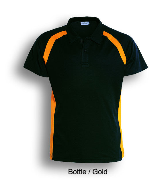 Bocini Ladies Team Essentials Short Sleeve Contrast Panel Polo -(CP0929)