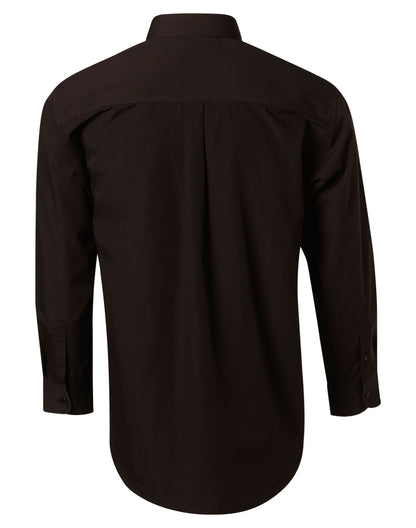 Winning Spirit Men's Poplin Long Sleeve Business Shirt (BS01L)
