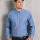 Winning Spirit Men's Wrinkle Free Long Sleeve Chambray Shirts (BS03L)