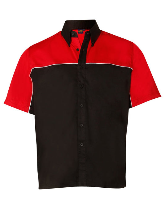 Winning Spirit Men's Tri-colour Moto Shirt (BS11)