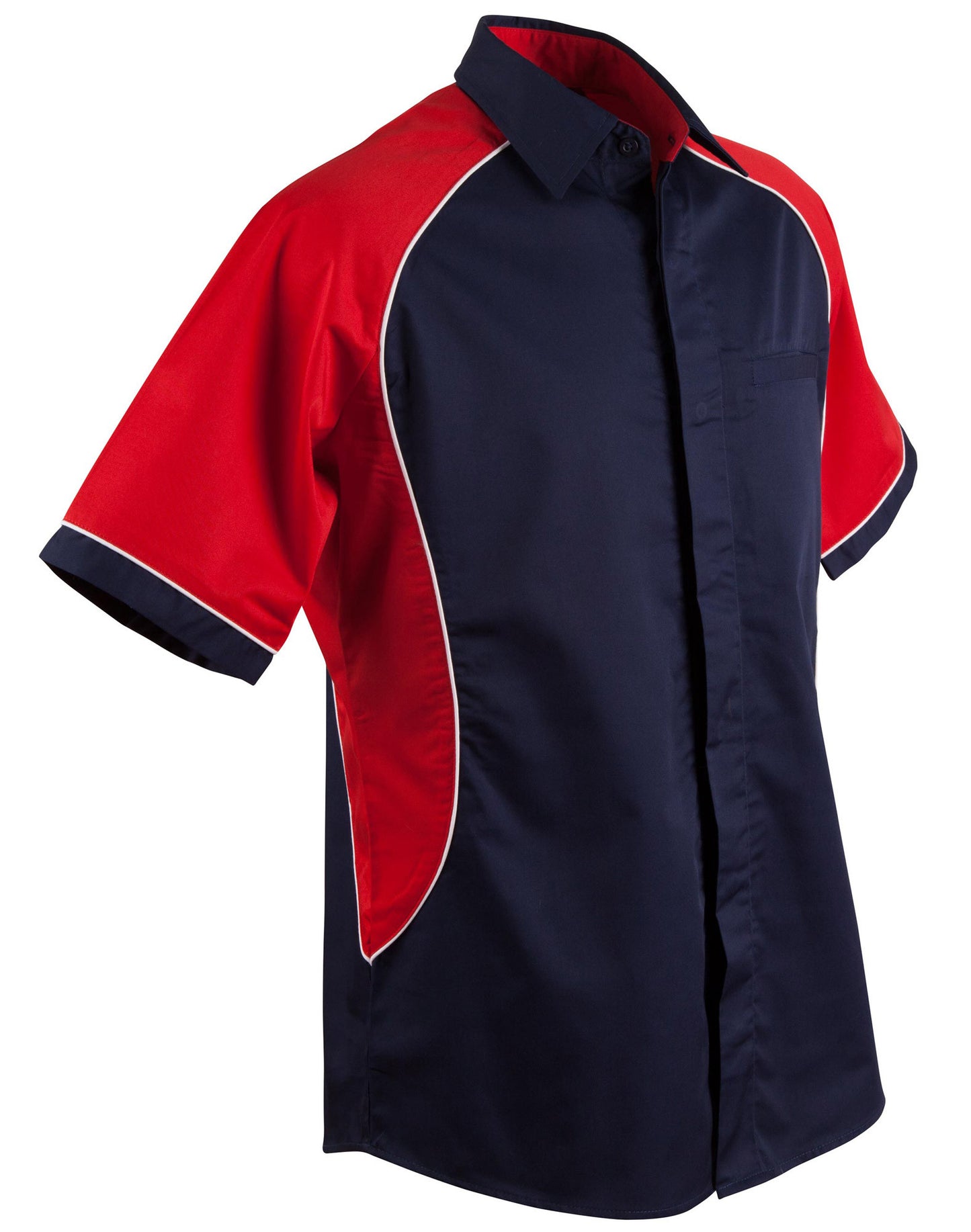 Winning Spirit Men's Arena Tri-colour Contrast Shirt (BS15)