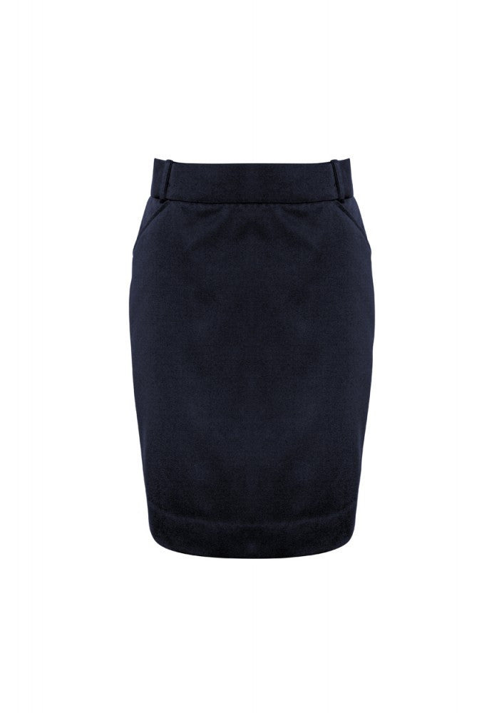 Biz Collection-Biz Collection Detroit Ladies Skirt-4 / NAVY-Uniform Wholesalers - 3