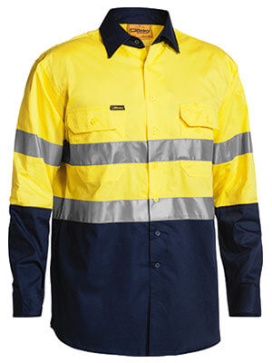 Bisley 3M Taped Cool Hi Vis Light Weight Shirt (BS6696T)