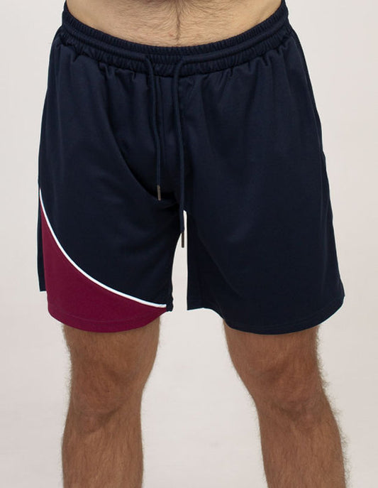 Be Seen Adults elastic waist shorts with drawstring and 2 side pockets (BSSH2055)