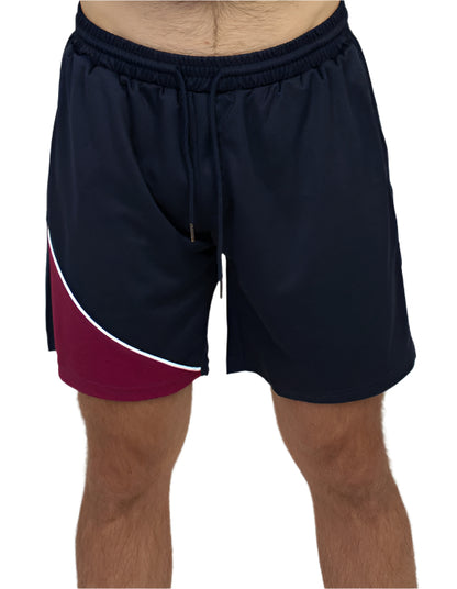 Be Seen Adults elastic waist shorts with drawstring and 2 side pockets (BSSH2055)