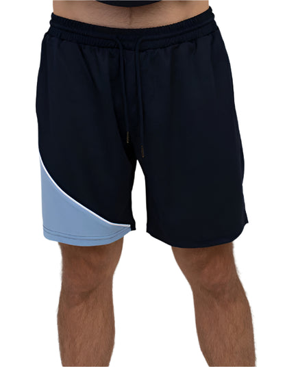 Be Seen Adults elastic waist shorts with drawstring and 2 side pockets (BSSH2055)