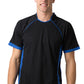 Be Seen-Be Seen Men's Polo Shirt With Pique Knit Body And Contrast 1st( 7 Color )-Black-Royal / XS-Uniform Wholesalers - 3