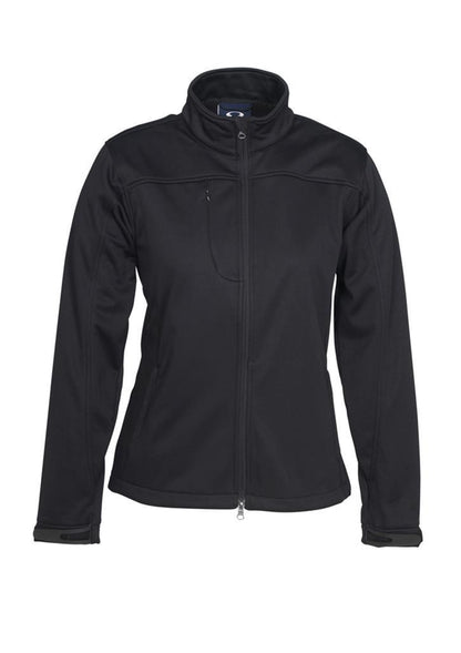 Biz Collection-Biz Collection Ladies Soft Shell Jacket-Black / S-Uniform Wholesalers - 2