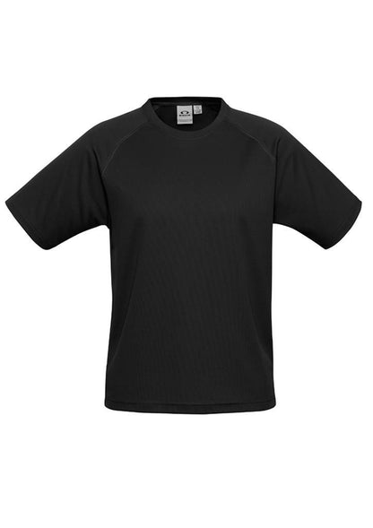 Biz Collection-Biz Collection Mens Sprint Tee-Black / S-Uniform Wholesalers - 1