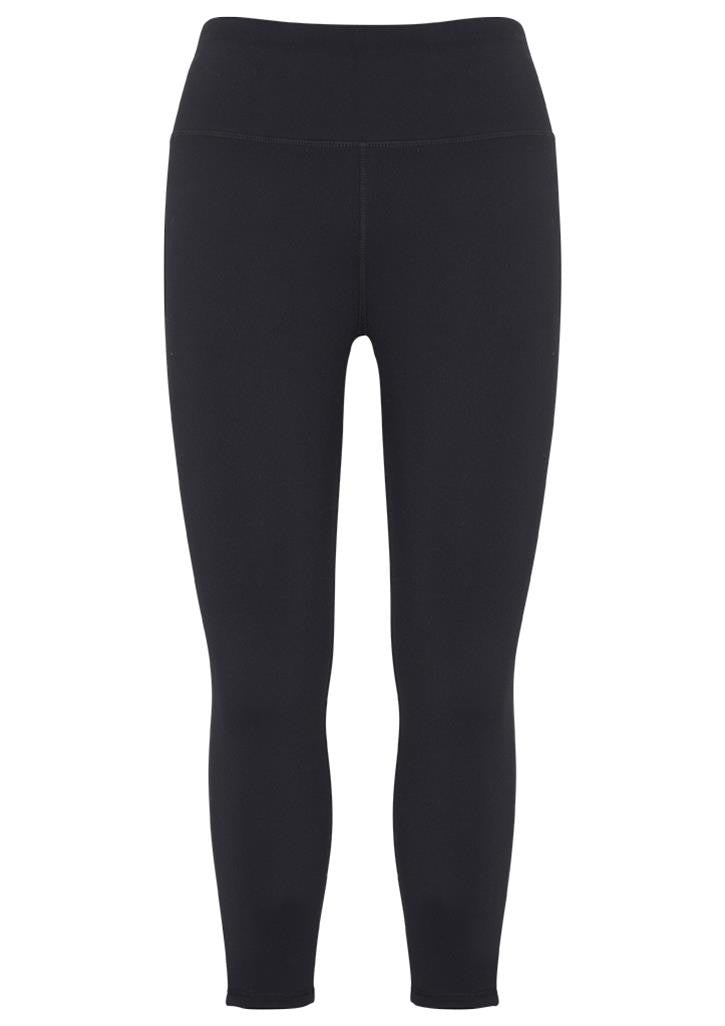 Biz Collection-Biz Collection Ladies Flex 3/4 Leggings-Black / XS-Uniform Wholesalers - 2