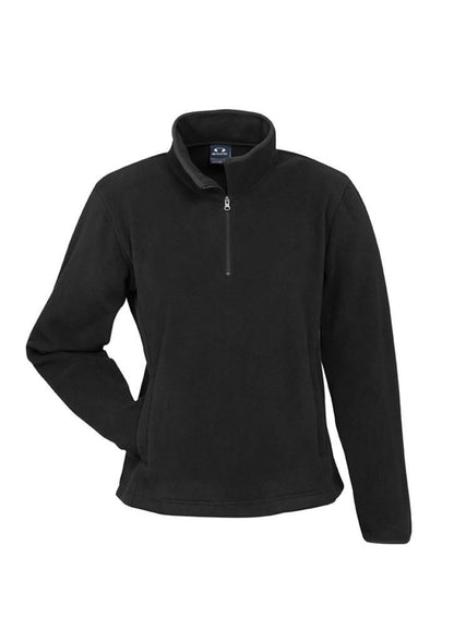 Biz Collection-Biz Collection Ladies Trinity 1/2 Zip Pullover-Black / S-Uniform Wholesalers - 2